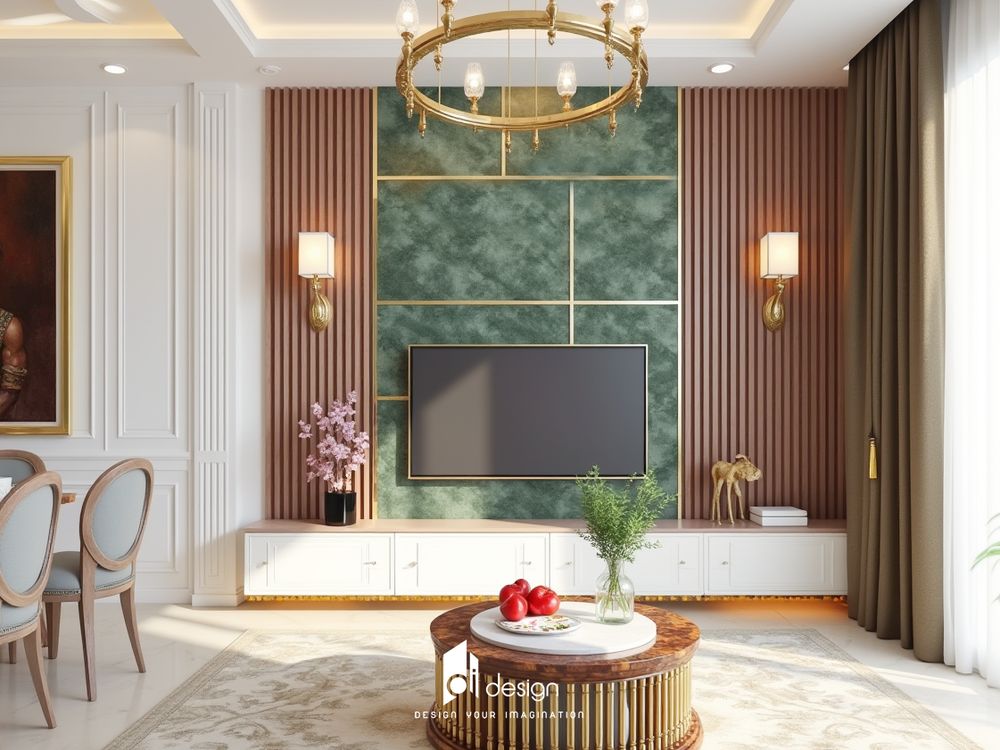 Thiết Kế Nội Thất Căn Hộ Urban Green 118m2 Phong Cách Tân Cổ Điển
