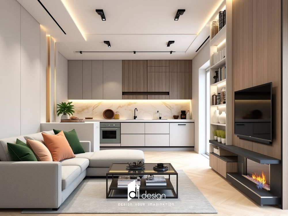 Thiết kế nội thất căn hộ Vinhomes Grand Park phong cách hiện đại