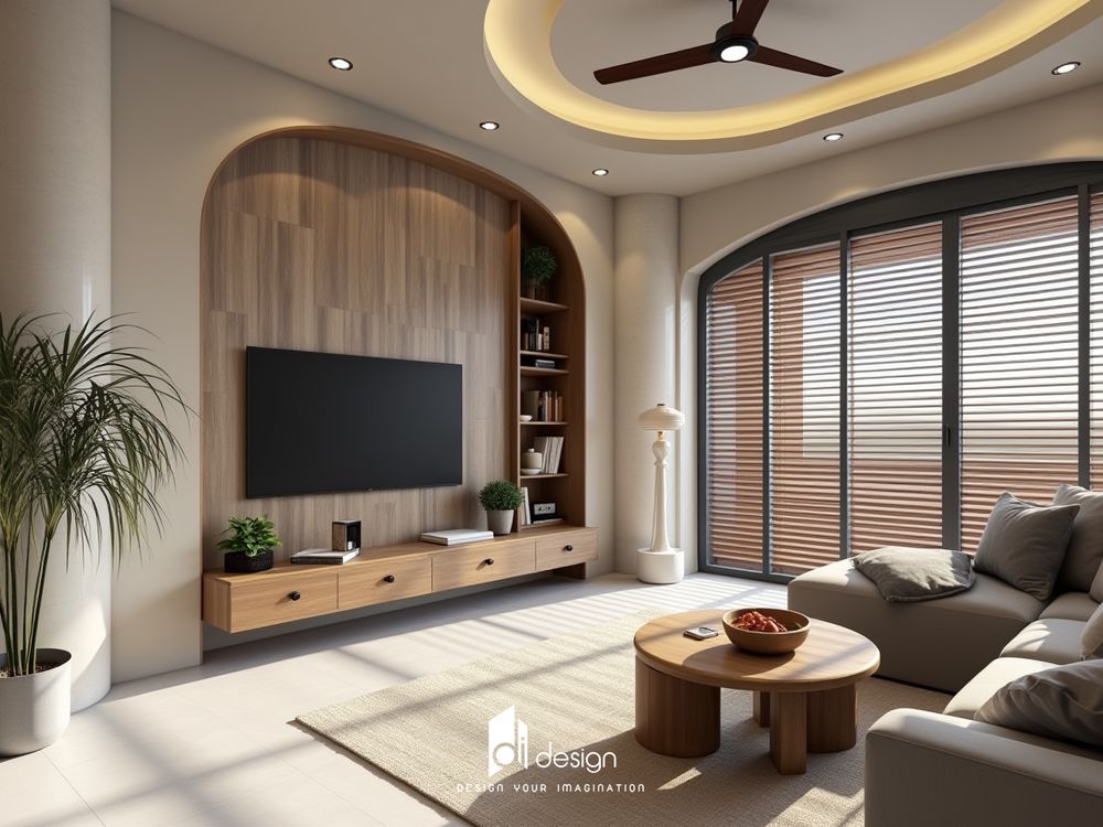Thiết Kế Nội Thất Phòng Khách Đẹp Mộc Mạc Và Đơn Giản - Mang Đến Không Gian Gần Gũi, Ấm Áp