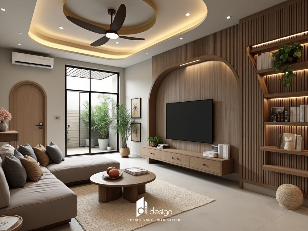 Thiết Kế Nội Thất Phòng Khách Đẹp Mộc Mạc Và Đơn Giản - Mang Đến Không Gian Gần Gũi, Ấm Áp Thiết Kế Nội Thất Phòng Khách Đẹp Mộc Mạc Và Đơn Giản - Mang Đến Không Gian Gần Gũi, Ấm Áp