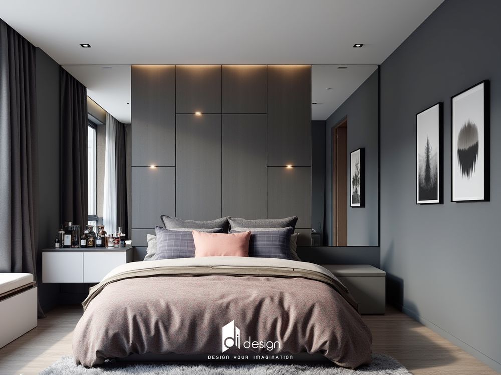 Thiết Kế Nội Thất Phòng Ngủ Hiện Đại Căn Hộ Celesta Rise