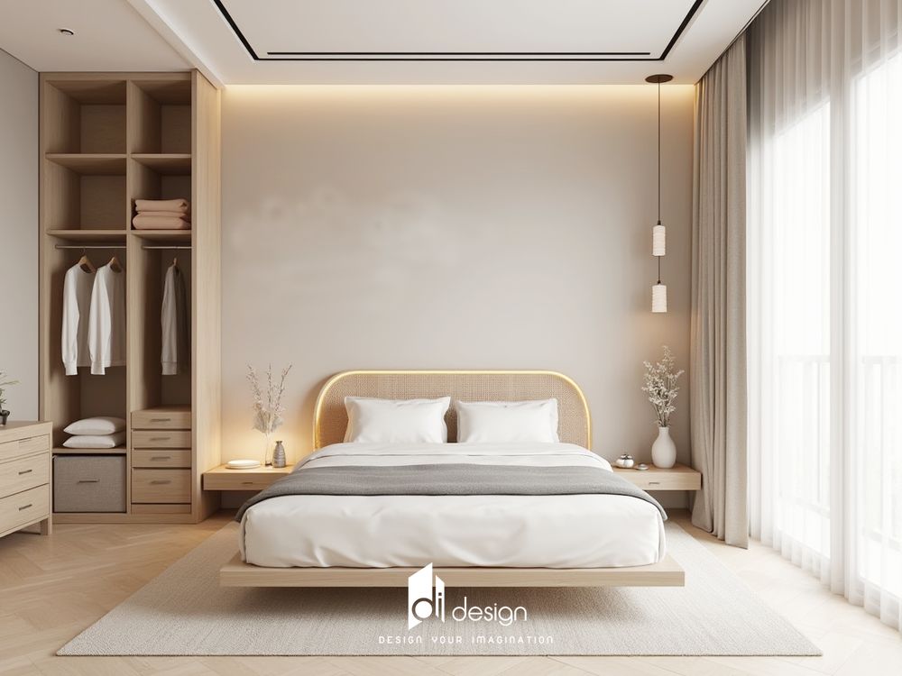 Thiết Kế Nội Thất Phòng Ngủ Phong Cách Nhật: Tinh Tế và Bình An