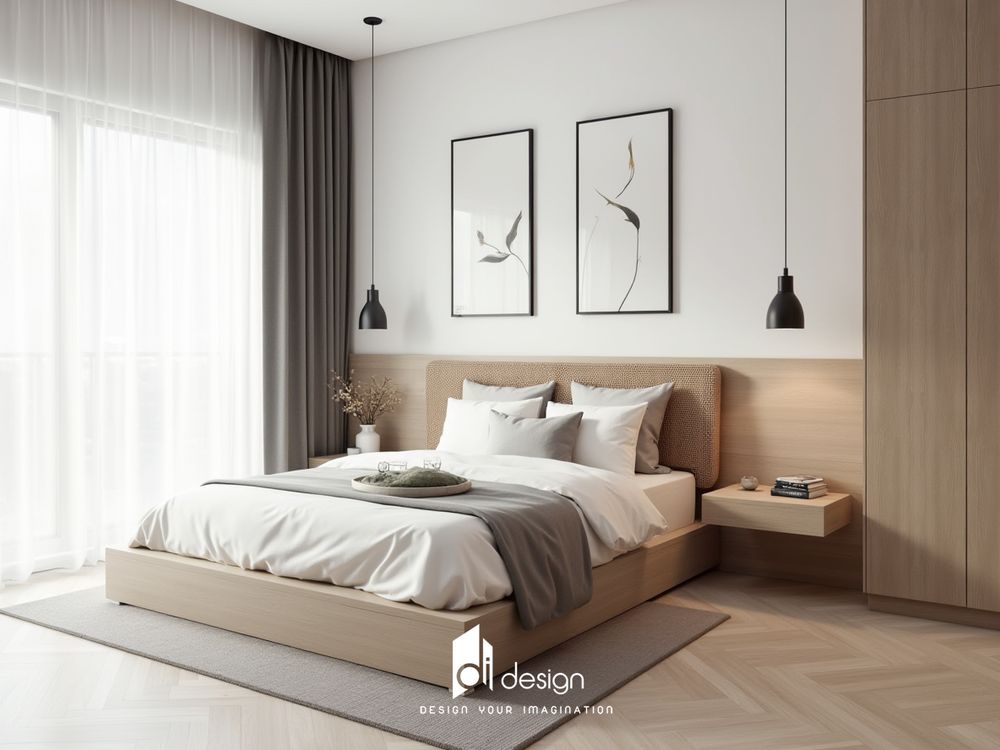 Thiết Kế Nội Thất Phòng Ngủ Phong Cách Nhật: Tinh Tế và Bình An