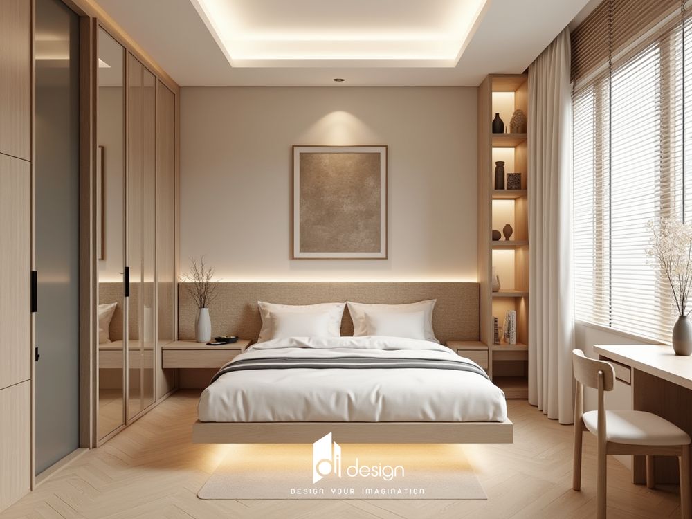 Thiết Kế Nội Thất Phòng Ngủ Phong Cách Nhật: Tinh Tế và Bình An