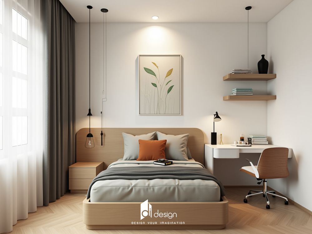 Thiết kế nội thất phòng ngủ 2025 Xu hướng mới, Tinh tế và Tiện Nghi