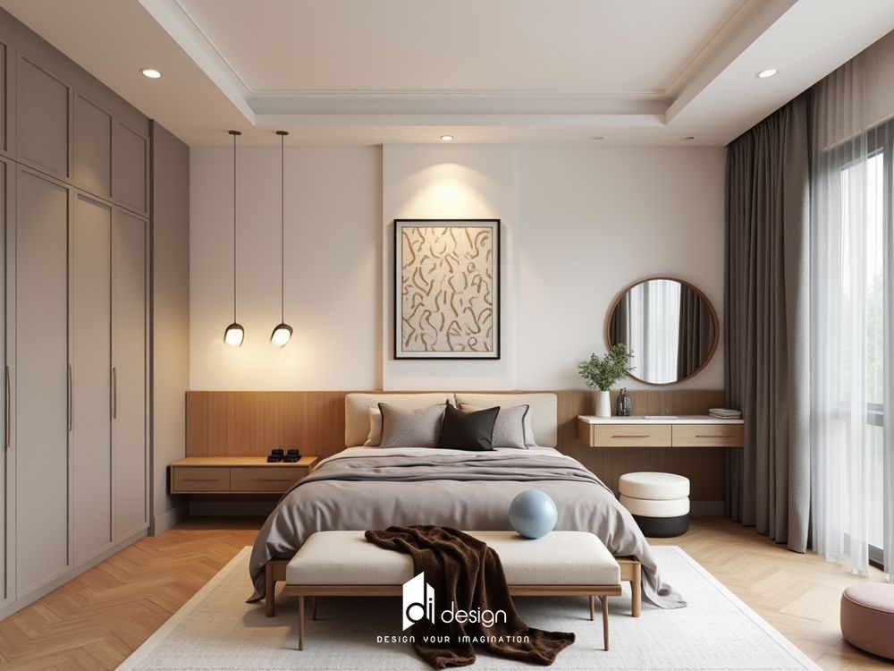 Thiết kế nội thất phòng ngủ 2025 Xu hướng mới, Tinh tế và Tiện Nghi Thiết kế nội thất phòng ngủ 2025 Xu hướng mới, Tinh tế và Tiện Nghi