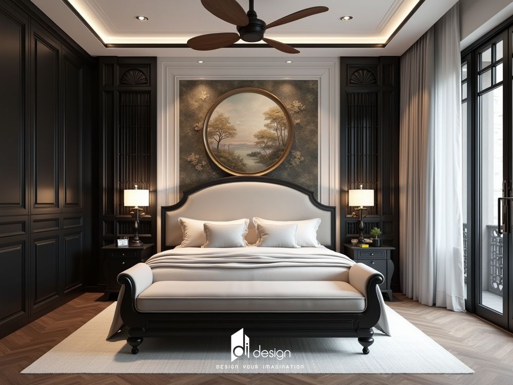 Thiết kế phòng ngủ phong cách Indochine: Mẫu nội thất độc đáo, ấn tượng với màu sắc tự nhiên Thiết kế phòng ngủ phong cách Indochine: Mẫu nội thất độc đáo, ấn tượng với màu sắc tự nhiên