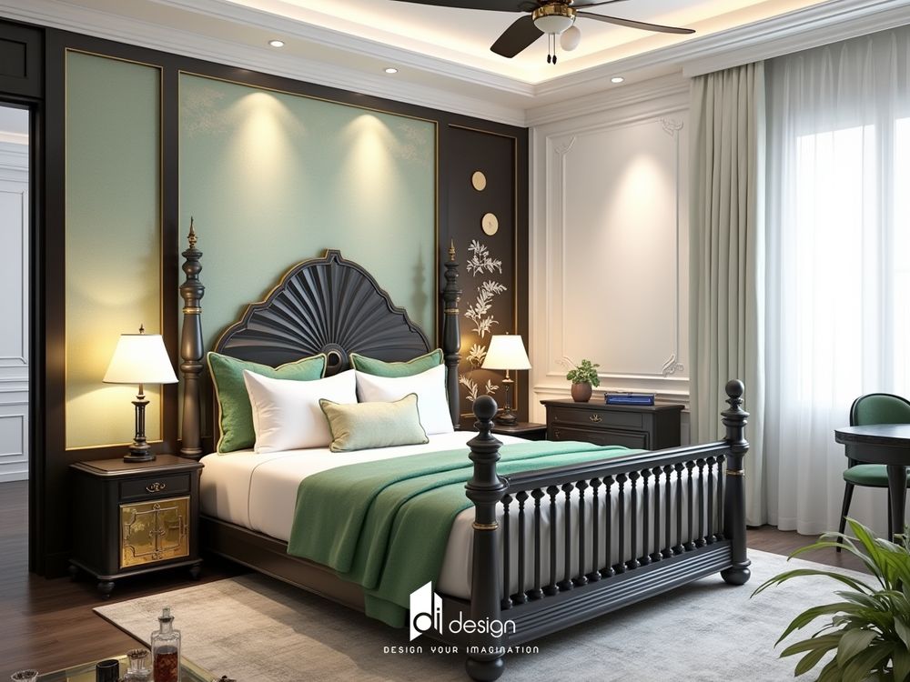 Thiết kế phòng ngủ phong cách Indochine: Mẫu nội thất độc đáo, ấn tượng với màu sắc tự nhiên Thiết kế phòng ngủ phong cách Indochine: Mẫu nội thất độc đáo, ấn tượng với màu sắc tự nhiên