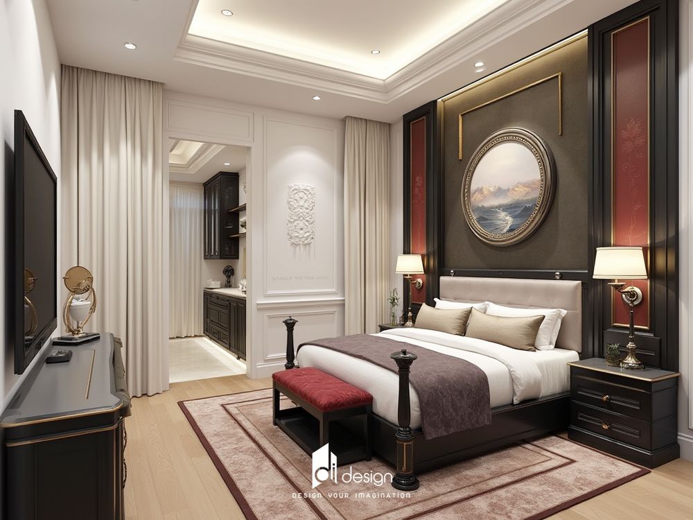Thiết kế phòng ngủ phong cách Indochine: Mẫu nội thất độc đáo, ấn tượng với màu sắc tự nhiên Thiết kế phòng ngủ phong cách Indochine: Mẫu nội thất độc đáo, ấn tượng với màu sắc tự nhiên