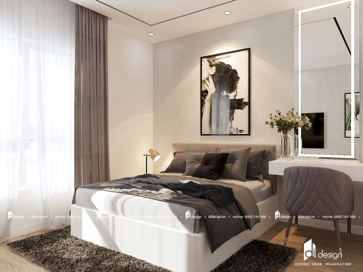 Thiết kế nội thất căn hộ Terra Royal 57m2 phong cách hiện đại