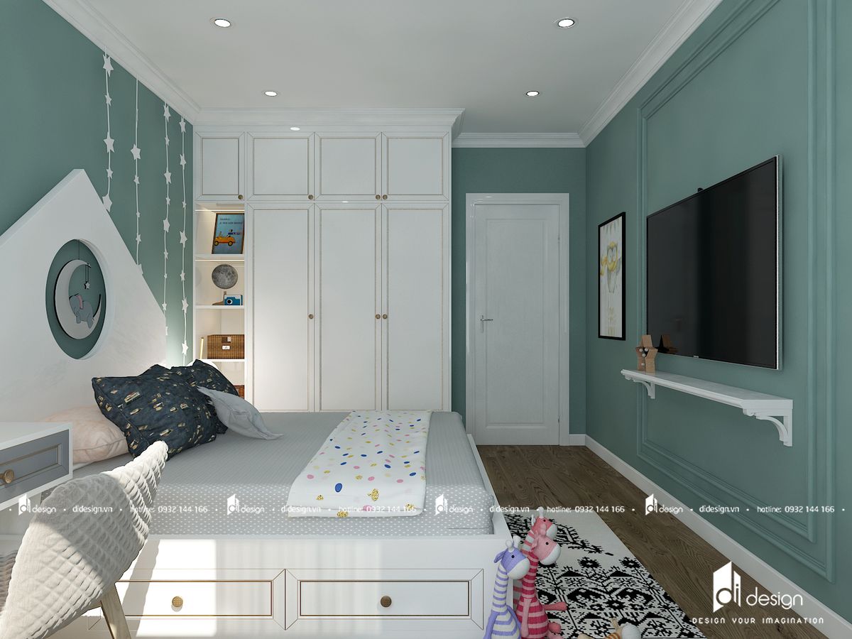 Thiết kế nội thất căn hộ Hà Đô Green Lane phong cách cổ điển