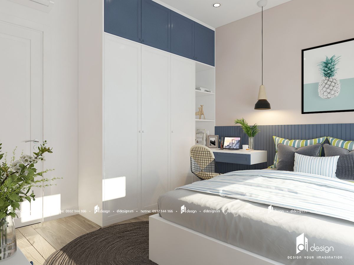 Thiết kế nội thất căn hộ Topaz Elite 80m2 thẩm mỹ tinh tế