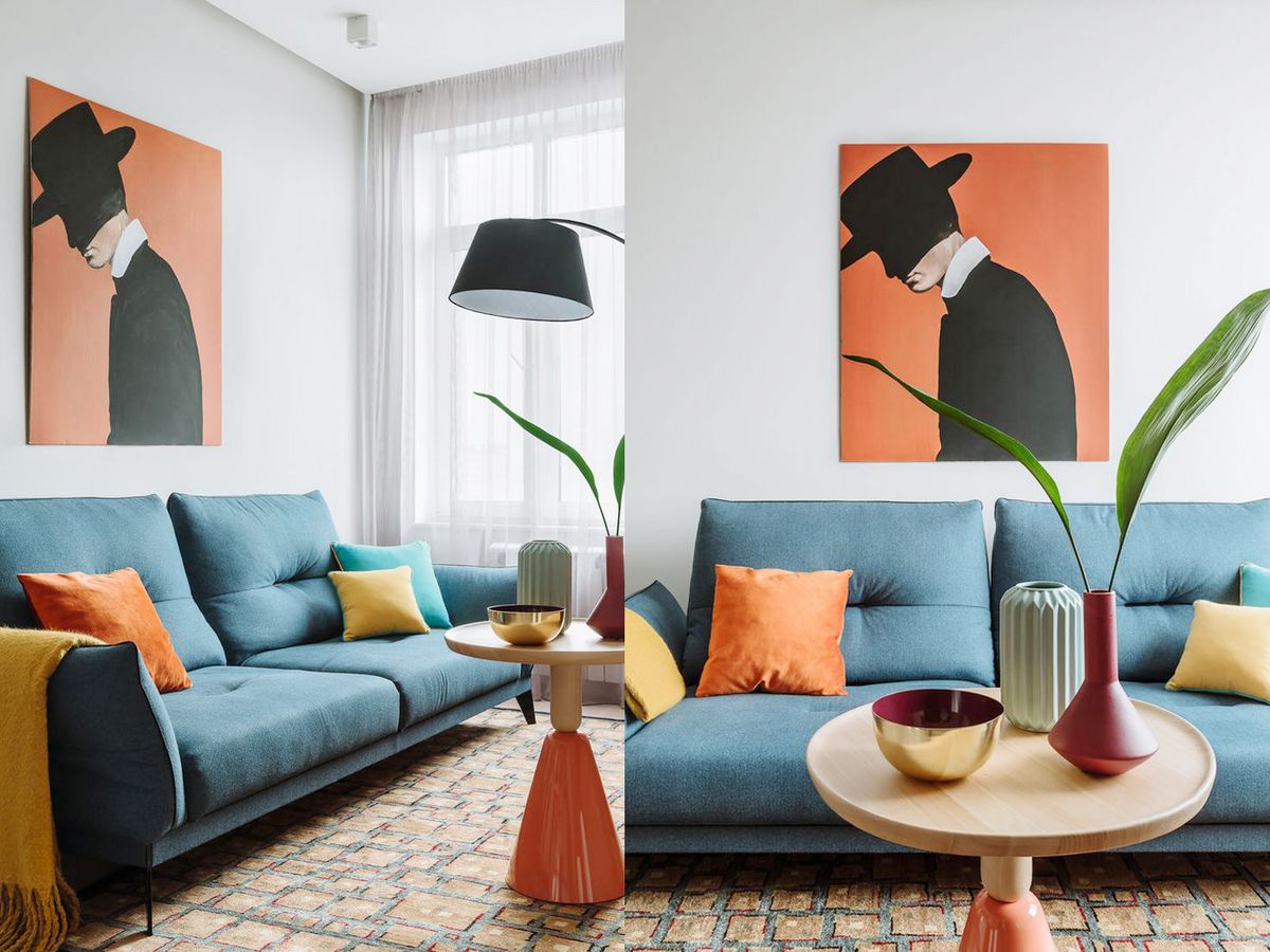 Thiết kế nội thất căn hộ Vinhomes Grand Park 69m2 đầy sắc màu