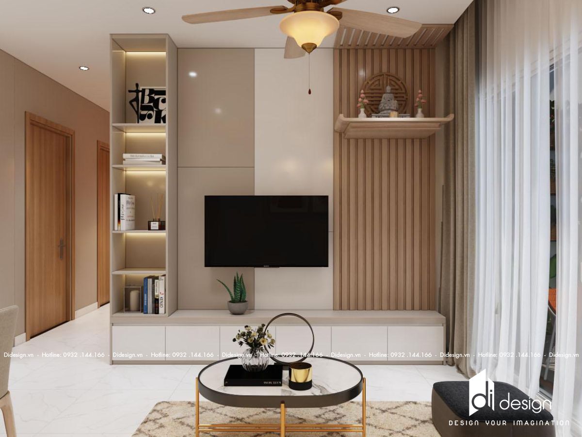 Thiết kế nội thất căn hộ 62m2 Safira Khang Điền Quận 9 ai nhìn cũng mê