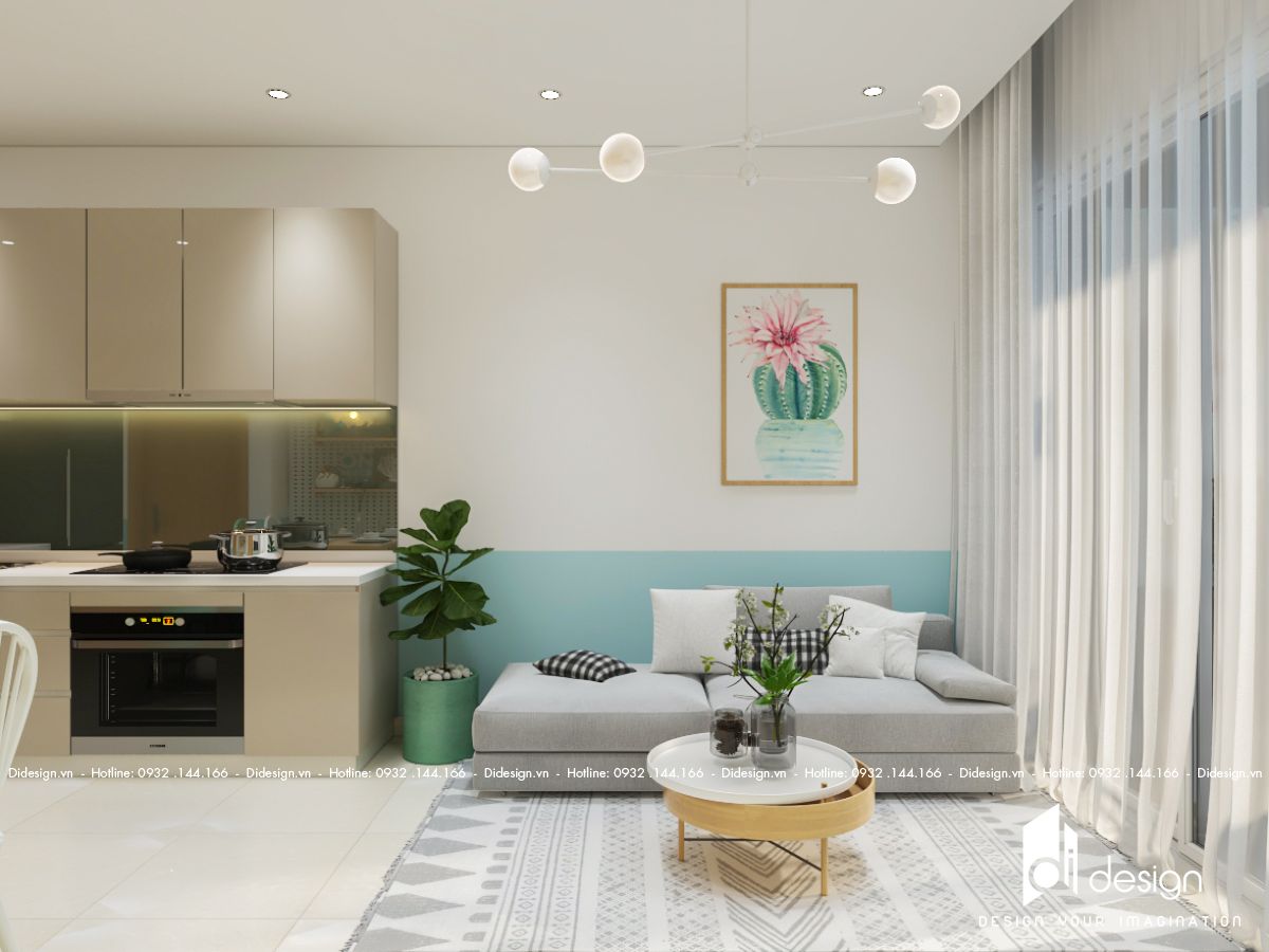 Thiết kế nội thất căn hộ 78m2 Central Premium đẹp hiện đại