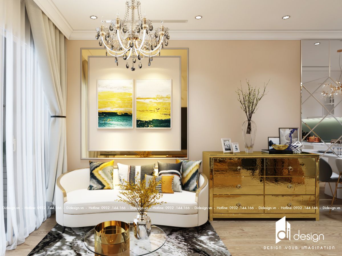 Thiết kế nội thất căn hộ Terra Royal 71m2 sang trọng và quyến rũ