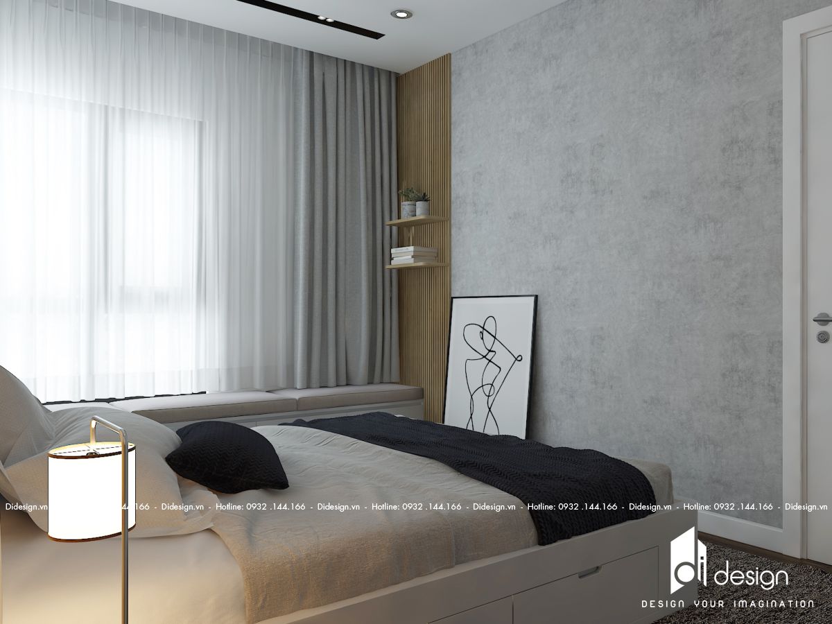 Thiết kế nội thất căn hộ Safira Khang Điền 62m2 đẹp
