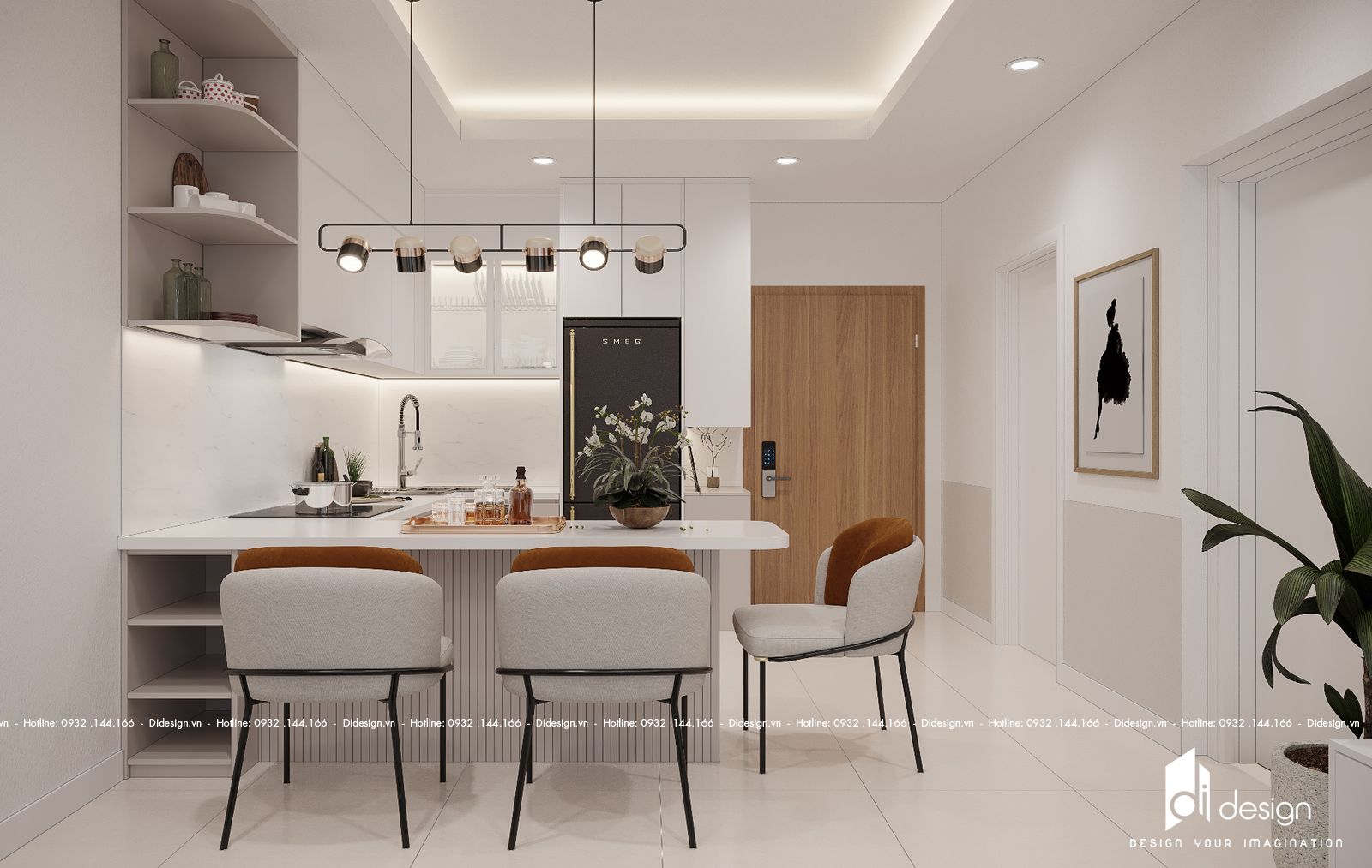 Thiết kế nội thất căn hộ Stella Residence hiện đại tiện nghi