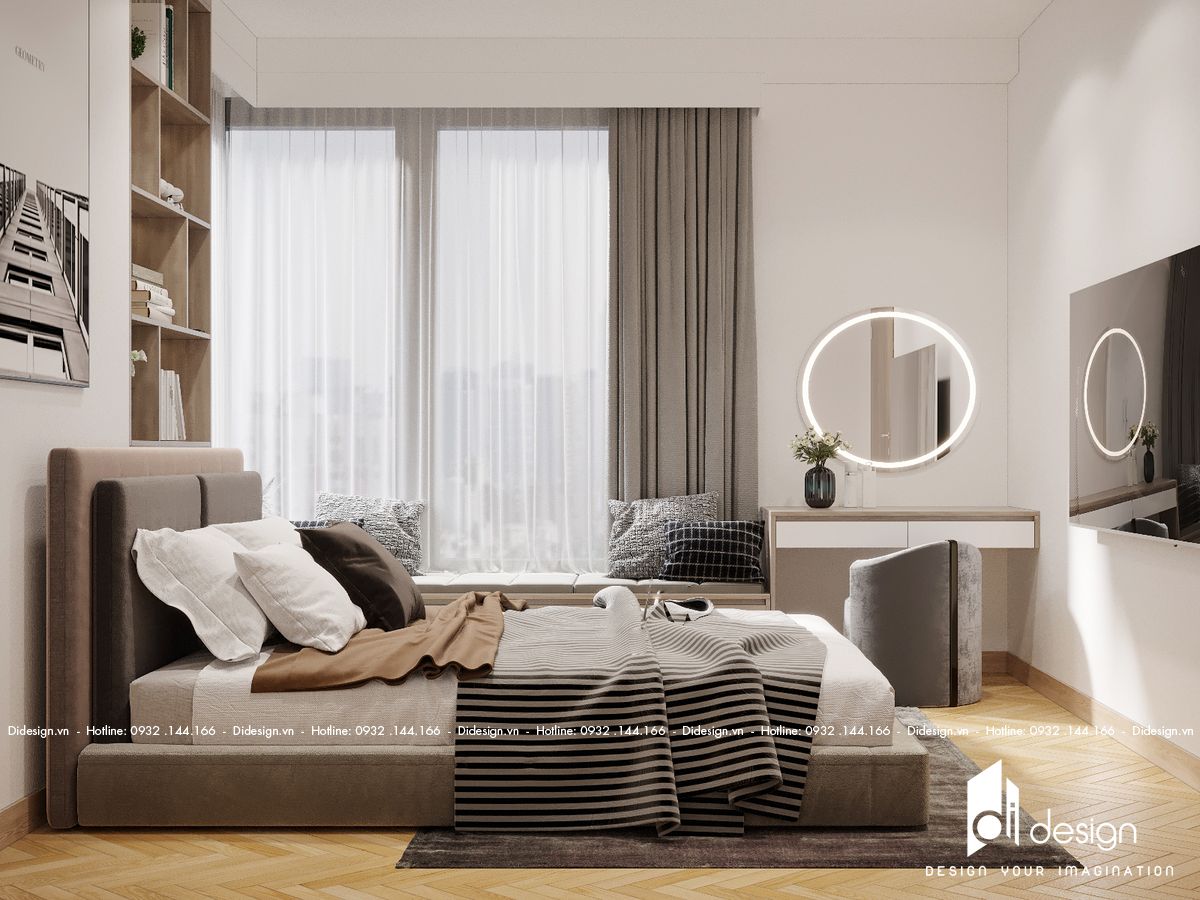 Thiết kế nội thất căn hộ The Horizon Phú Mỹ Hưng hiện đại và ấm cúng