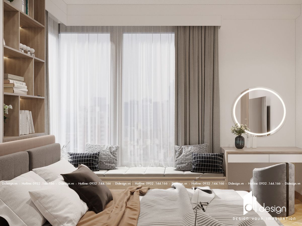 Thiết kế nội thất căn hộ The Horizon Phú Mỹ Hưng hiện đại và ấm cúng