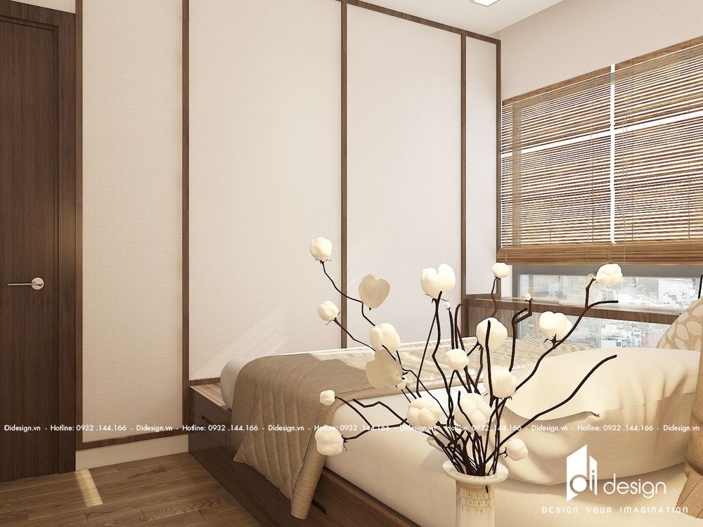 Thiết kế nội thất căn hộ The Riverdale Thủ Đức phong cách Nhật