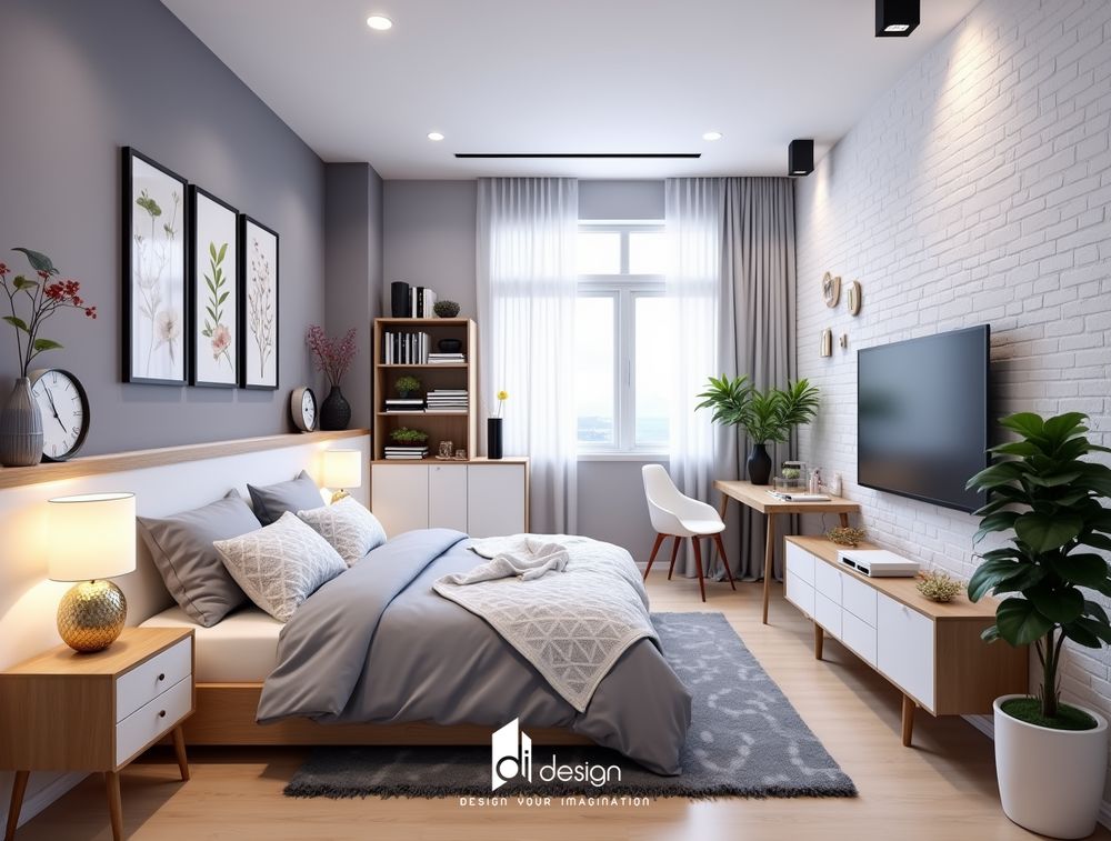 Bố trí nội thất căn hộ chung cư 99m2 Akari City: Tổ ấm bình yên nhưng đầy tinh tế