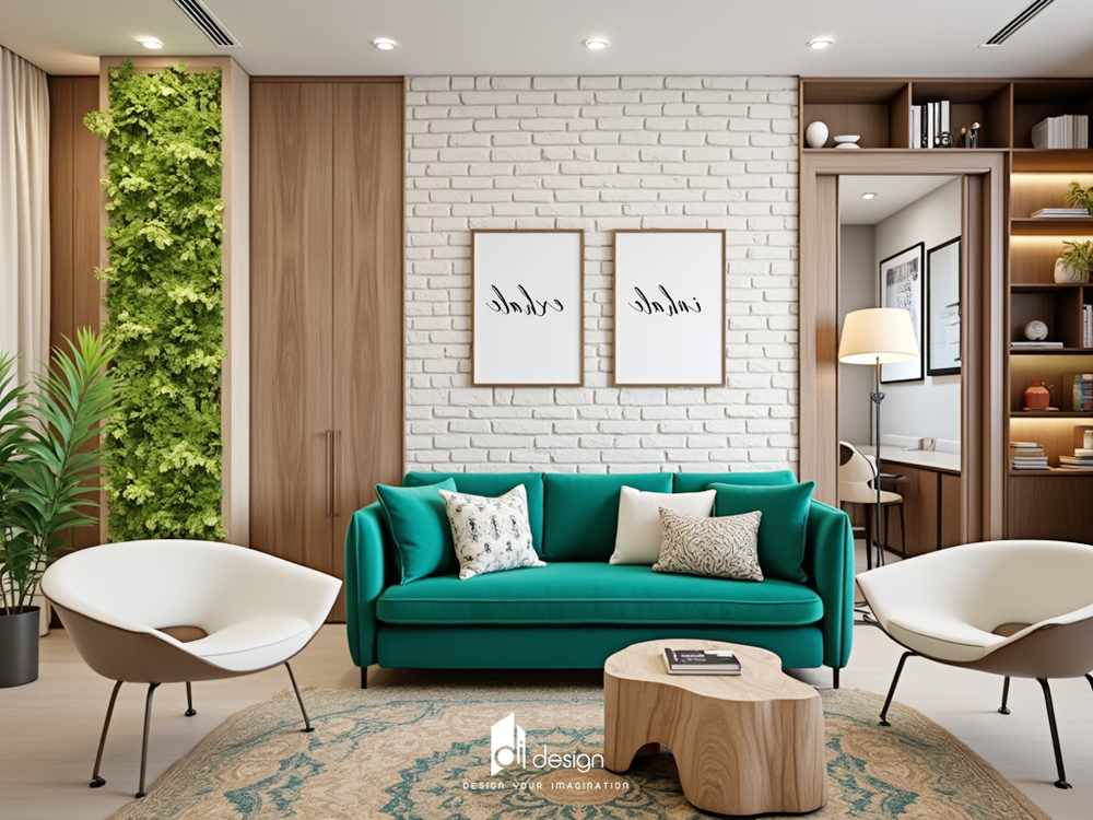 Thiết Kế Căn Hộ Urban Green Hai Phòng Ngủ Tràn Ngập Màu Xanh Thiết Kế Căn Hộ Urban Green Hai Phòng Ngủ Tràn Ngập Màu Xanh