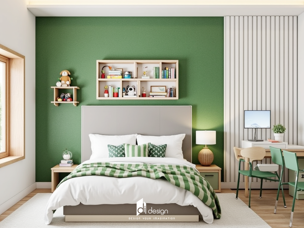 Thiết Kế Căn Hộ Urban Green Hai Phòng Ngủ Tràn Ngập Màu Xanh