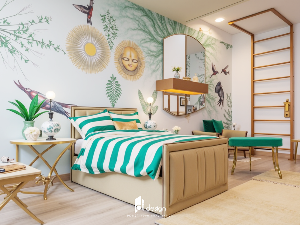 Thiết Kế Căn Hộ Urban Green Hai Phòng Ngủ Tràn Ngập Màu Xanh