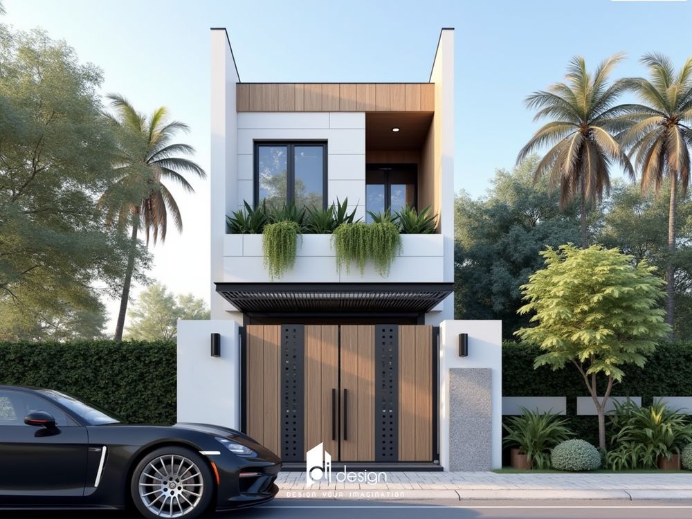 Thiết kế mặt tiền nhà 2 tầng đẹp - Biểu tượng của phong cách và thẩm mỹ hiện đại Thiết kế mặt tiền nhà 2 tầng đẹp - Biểu tượng của phong cách và thẩm mỹ hiện đại