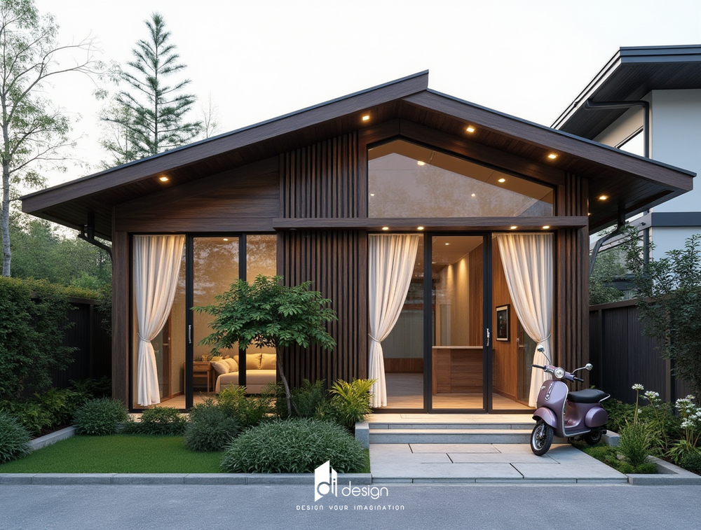 Thiết kế mặt tiền nhà cấp 4 đẹp hiện đại Thiết kế mặt tiền nhà cấp 4 đẹp hiện đại