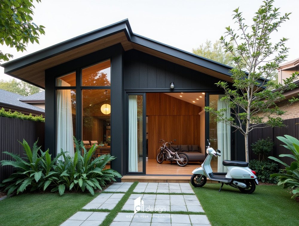 Thiết kế mặt tiền nhà cấp 4 đẹp hiện đại Thiết kế mặt tiền nhà cấp 4 đẹp hiện đại