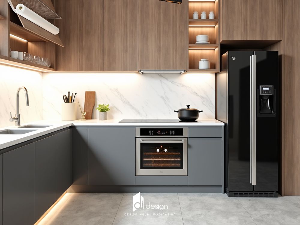 Thiết kế nhà phố 2 tầng 6x10m hiện đại sang trọng Thiết kế nhà phố 2 tầng 6x10m hiện đại sang trọng