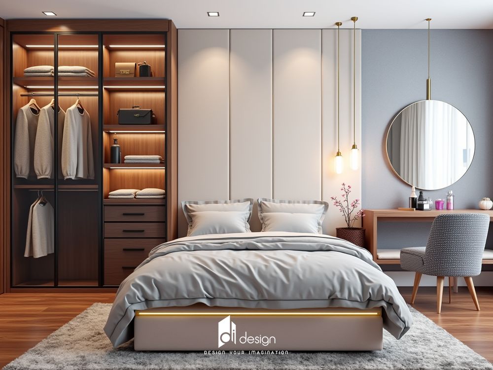 Thiết kế nhà phố 2 tầng 6x10m hiện đại sang trọng 