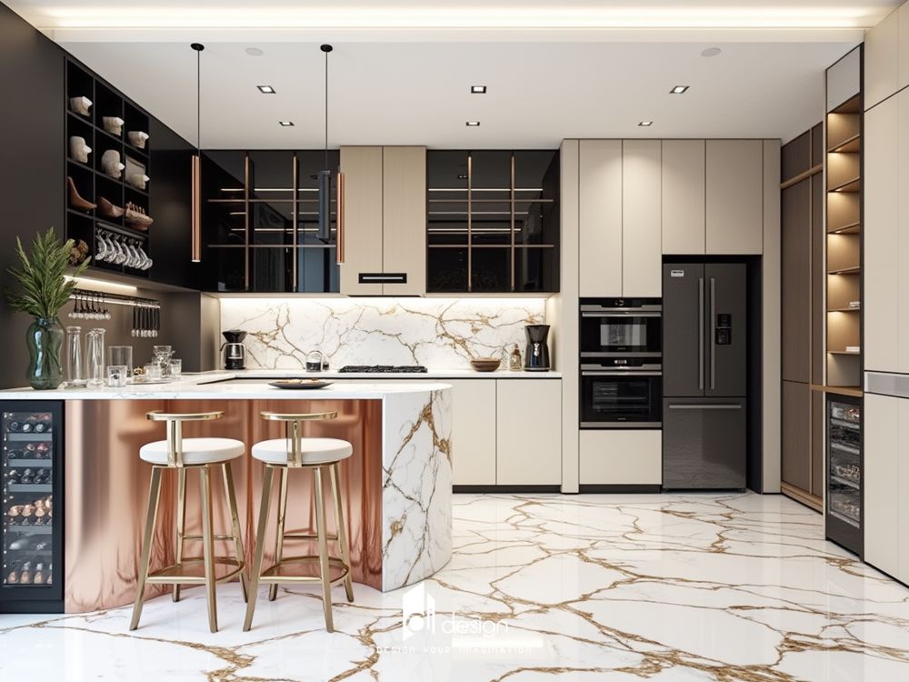 Thiết kế nội thất bếp nhà phố đẹp 2015 Thiết kế nội thất bếp nhà phố đẹp 2015