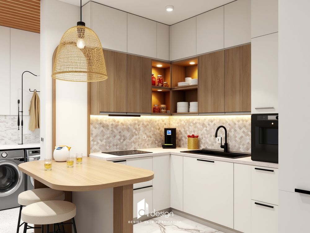 Thiết kế nội thất bếp nhà phố đẹp 2015 Thiết kế nội thất bếp nhà phố đẹp 2015