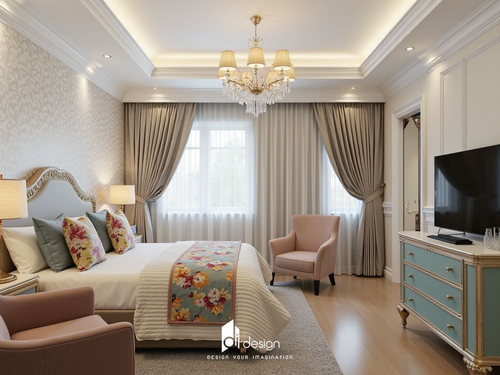 Thiết kế nội thất biệt thự tân cổ điển đẹp: Tối ưu hóa vẻ đẹp thẩm mỹ, thể hiện đẳng cấp và uy quyền