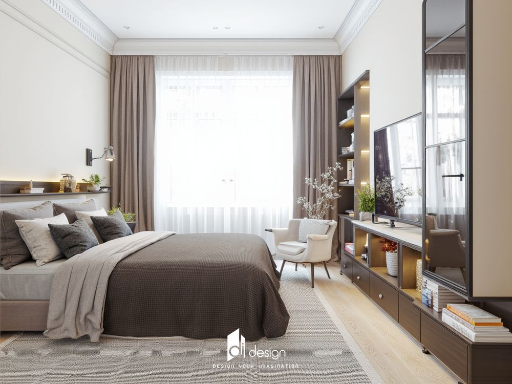 Thiết kế nội thất căn hộ 101m2 - Sang trọng, hiện đại và tinh tế Thiết kế nội thất căn hộ 101m2 - Sang trọng, hiện đại và tinh tế