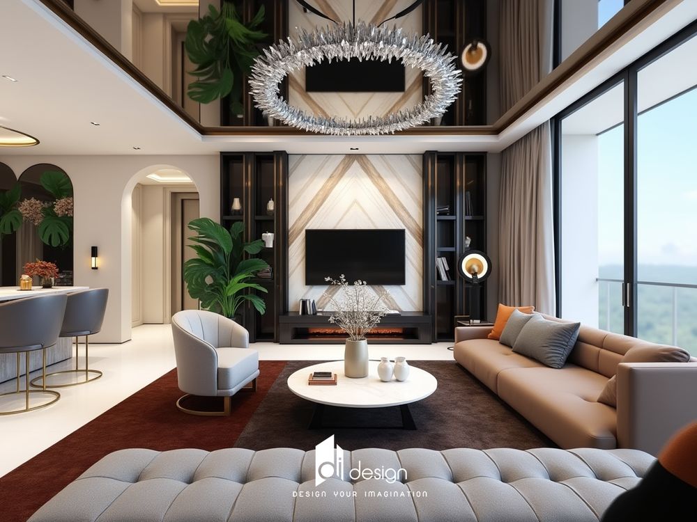 Thiết kế nội thất căn hộ 105m2 The Sun Avernue sang trọng Thiết kế nội thất căn hộ 105m2 The Sun Avernue sang trọng