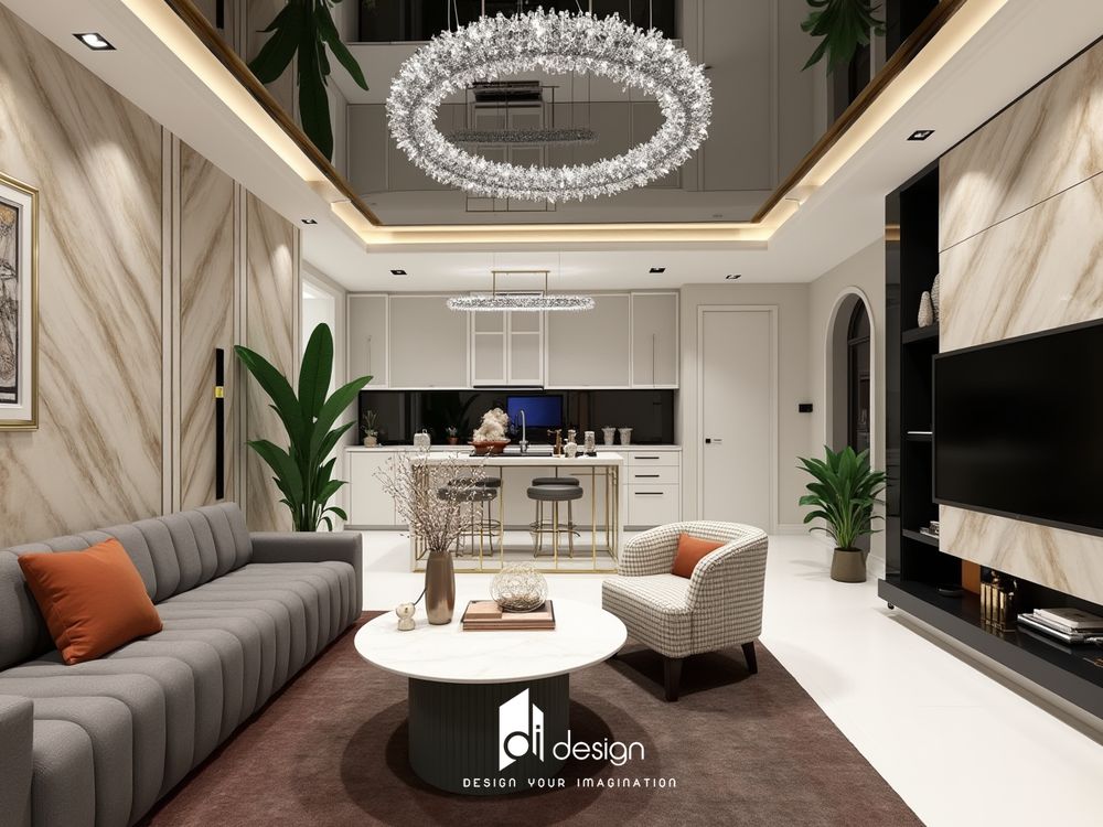 Thiết kế nội thất căn hộ 105m2 The Sun Avernue sang trọng Thiết kế nội thất căn hộ 105m2 The Sun Avernue sang trọng