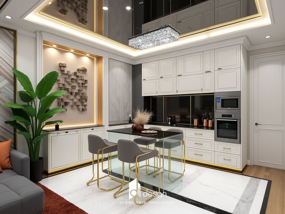 Thiết kế nội thất căn hộ 105m2 The Sun Avernue sang trọng Thiết kế nội thất căn hộ 105m2 The Sun Avernue sang trọng