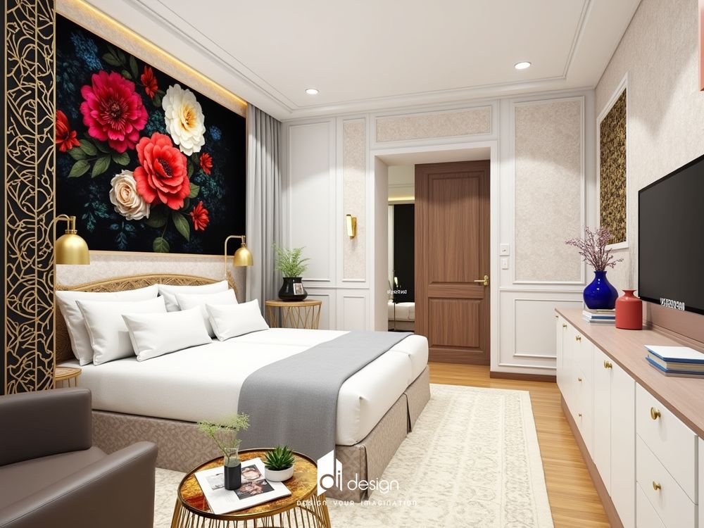 Thiết kế nội thất căn hộ 109m2 : Không gian sống đậm chất sáng tạo và tinh tế