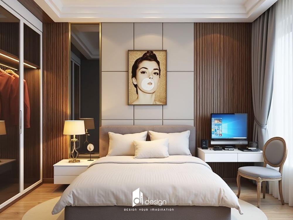 Thiết kế nội thất căn hộ 109m2 : Không gian sống đậm chất sáng tạo và tinh tế