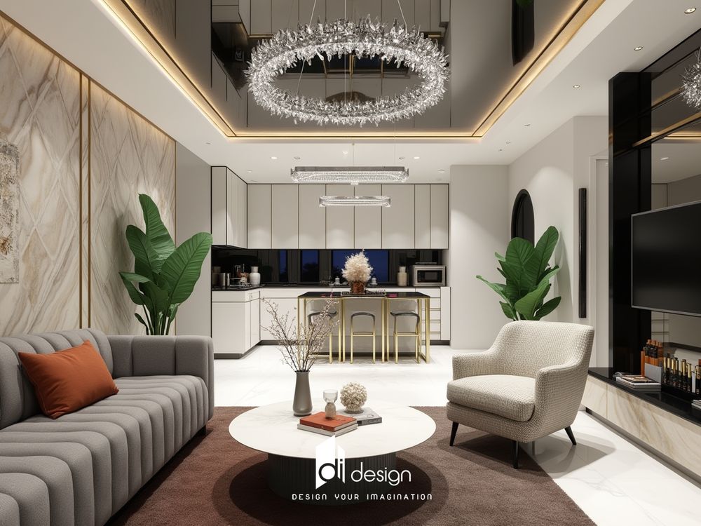Thiết kế nội thất căn hộ 120m2 phong cách sang trọng Thiết kế nội thất căn hộ 120m2 phong cách sang trọng