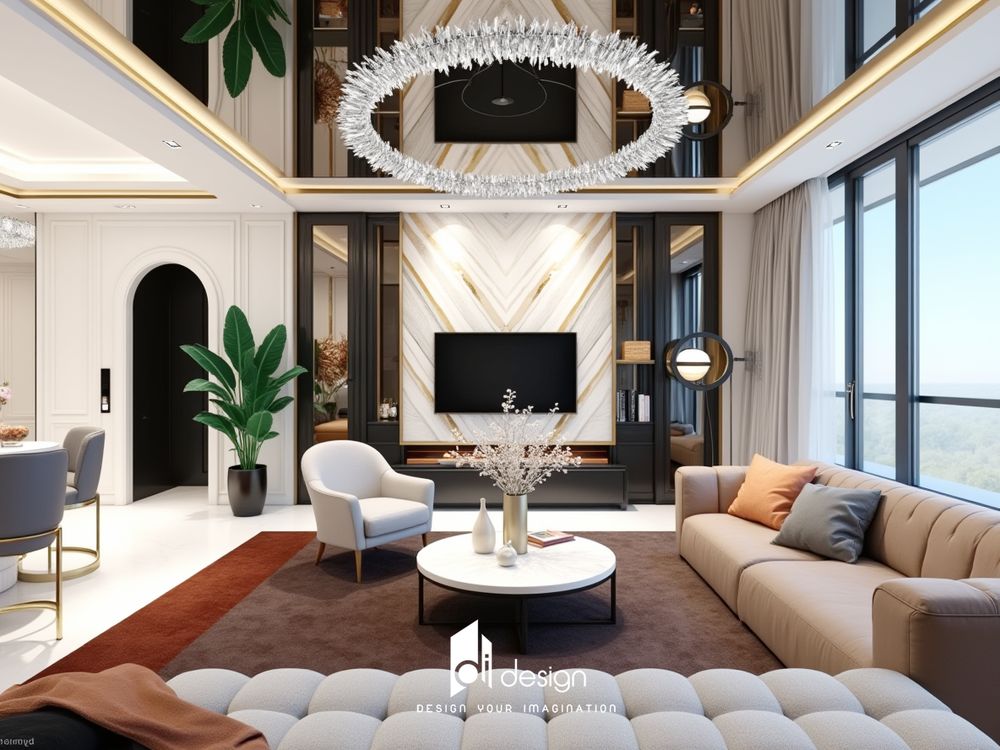 Thiết kế nội thất căn hộ 120m2 phong cách sang trọng Thiết kế nội thất căn hộ 120m2 phong cách sang trọng