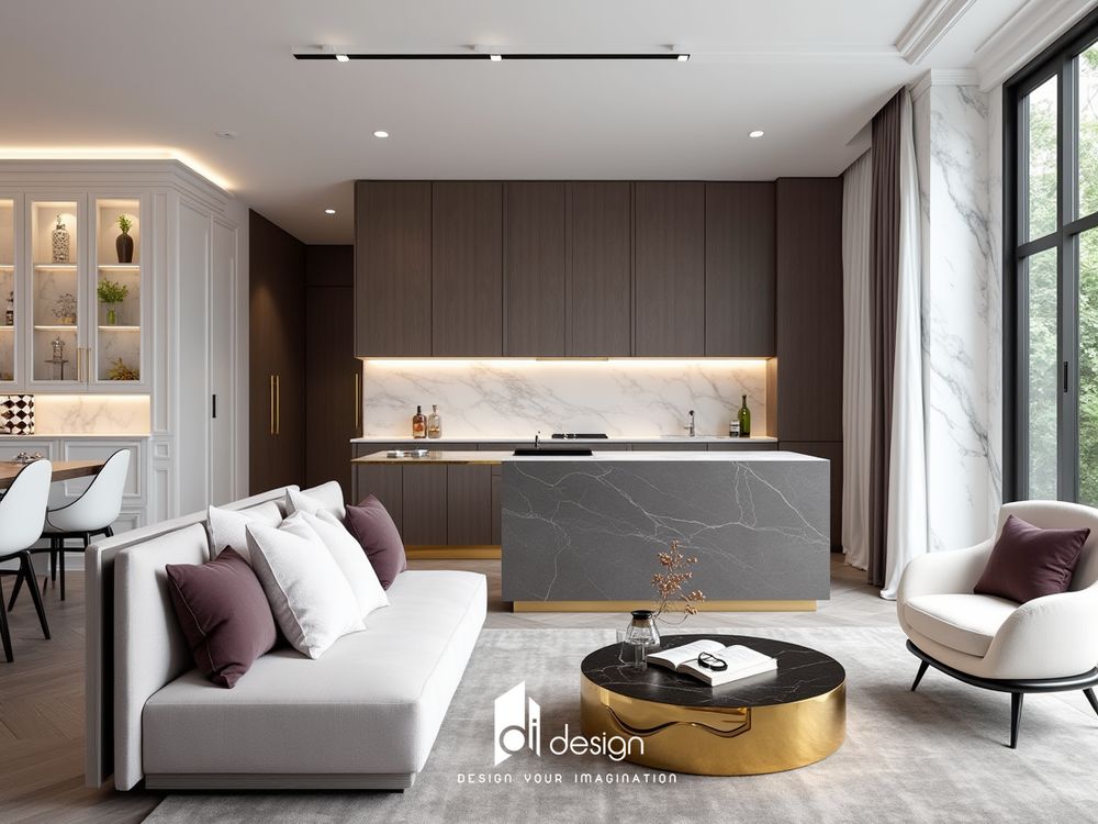 Thiết Kế Nội Thất Căn Hộ 3pn Icon 56 Novaland sang trọng, tinh tế Thiết Kế Nội Thất Căn Hộ 3pn Icon 56 Novaland sang trọng, tinh tế