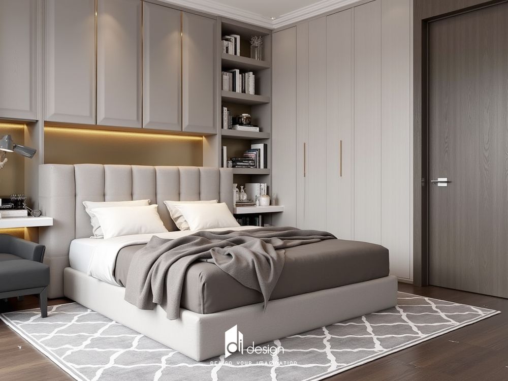 Thiết Kế Nội Thất Căn Hộ 45m2 Quận 4 – Sự Kết Hợp Hoàn Hảo Giữa Tông Màu Xám Và Gỗ Ấm Áp Thiết Kế Nội Thất Căn Hộ 45m2 Quận 4 – Sự Kết Hợp Hoàn Hảo Giữa Tông Màu Xám Và Gỗ Ấm Áp