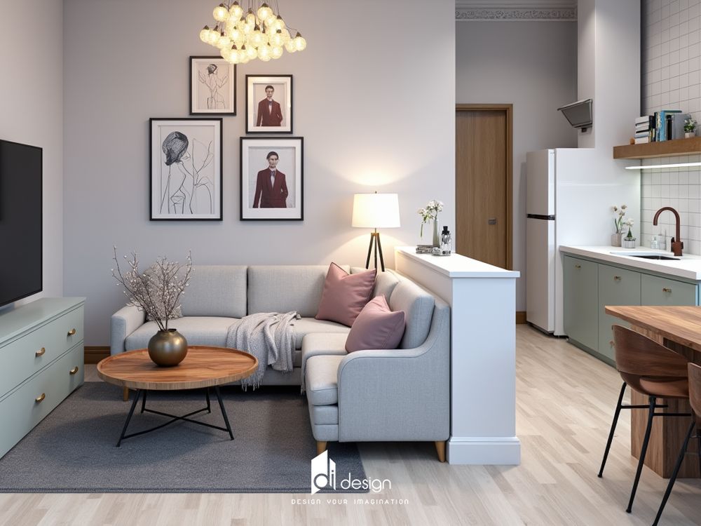 Thiết Kế Nội Thất Căn Hộ 47m2 Pha Trộn Giữa Tính Thẩm Mỹ Đương Đại Và Tối Giản Thiết Kế Nội Thất Căn Hộ 47m2 Pha Trộn Giữa Tính Thẩm Mỹ Đương Đại