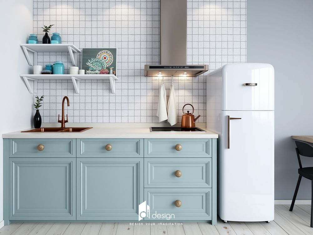 Thiết Kế Nội Thất Căn Hộ 47m2 Pha Trộn Giữa Tính Thẩm Mỹ Đương Đại 