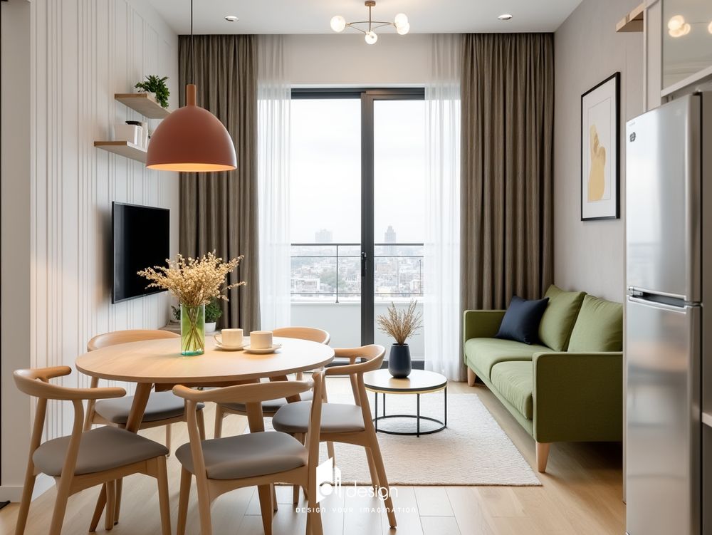 Thiết Kế Nội Thất Căn Hộ 50m2 Quận 9 – Tinh Tế, Ấm Áp Và Thoải Mái Thiết Kế Nội Thất Căn Hộ 50m2 Quận 9 – Tinh Tế, Ấm Áp Và Thoải Mái